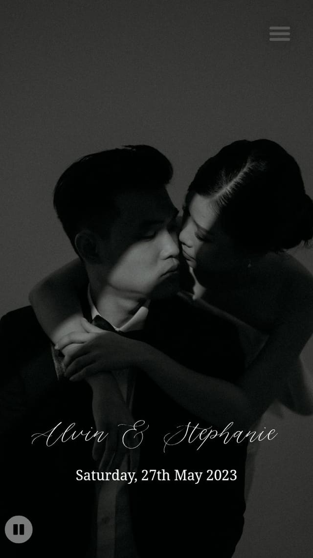 Undangan Alvin & Stephanie
